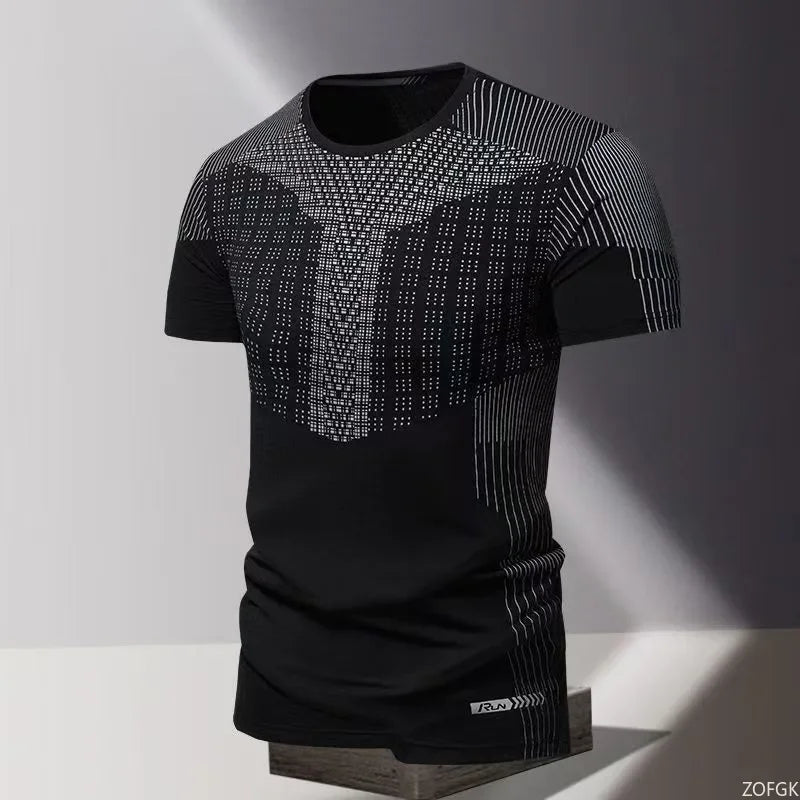 2026 Summer Quick Drying Clothes 3D Printed Men's T-shirt, Oversized Loose Round Neck Short Sleeved Shirt