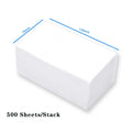 Thermal Paper Folded Thermal Shipping Label Shipping Barcode Sticker 100x100mm/100x150mm/76x130mm NO Carbon Band Required