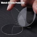 1/2/5pcs Tempered Glass Smart Watch Screen Protector Protective Film Diameter 28mm 30mm 32mm 34mm 36mm 39mm 40mm 41mm 42mm 43mm