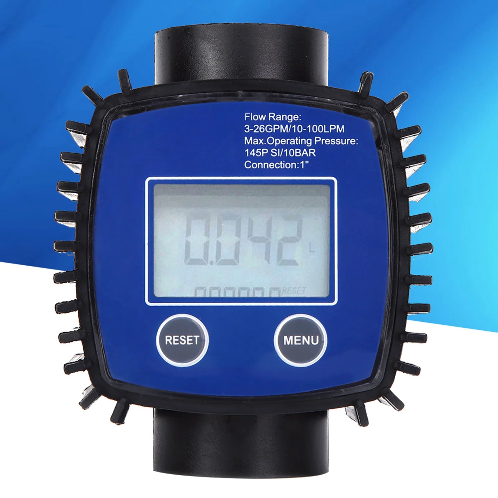 Digital Display  Meter  Meter  Gauge Digital Display High Accuracy Water  Meter Flowmeter 1in Internal Thread