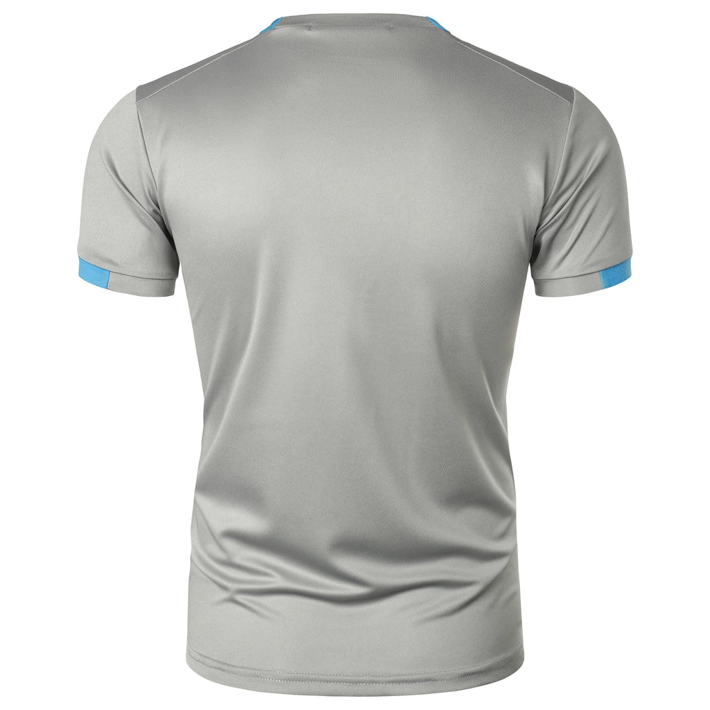 Summer men's fitness sports training Breathable short sleeve quick drying clothes men's sports fashion short sleeve T-shirt
