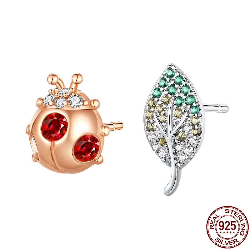 Hot Sale 925 Sterling Silver Spring Zircon Sunflower Stud Earrings For Women 2023 Trending Fashion Jewelry mother's day gift