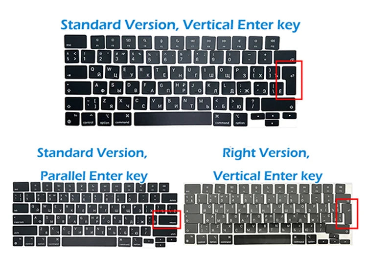 Laptop A2442 A2485 A2779 A2780 A2918 A2992 A2991 Keycaps Keys Key Cap Set for Macbook Pro M1 M2 M3 14" 16" Keyboard Repair