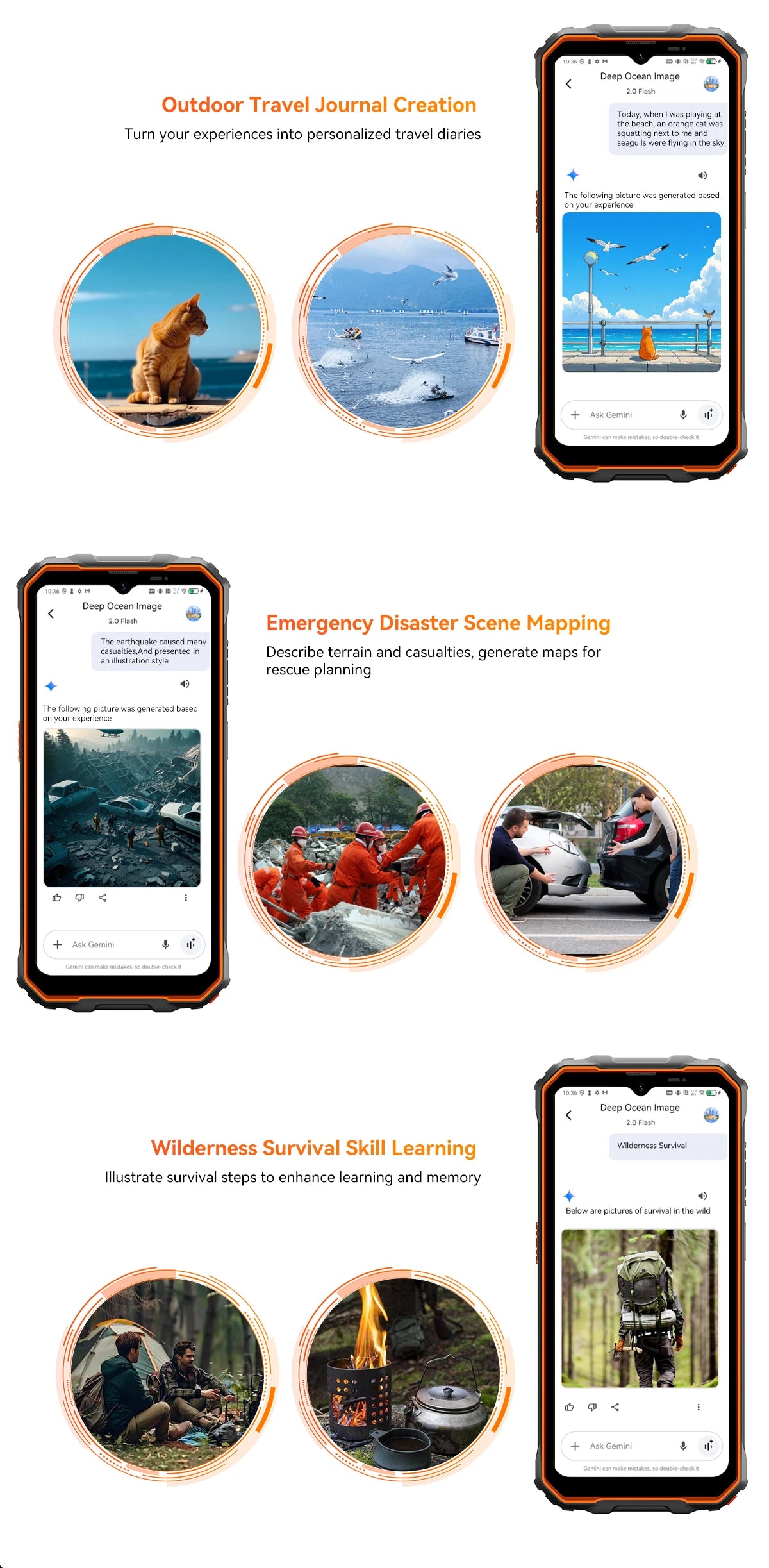 Blackview MARINE 2 Rugged Smartphone 6.56-inch HD+ IPS 90Hz Display 11000mAh 8GB 128GB Android 15 NFC 16MP Camera Cellphone