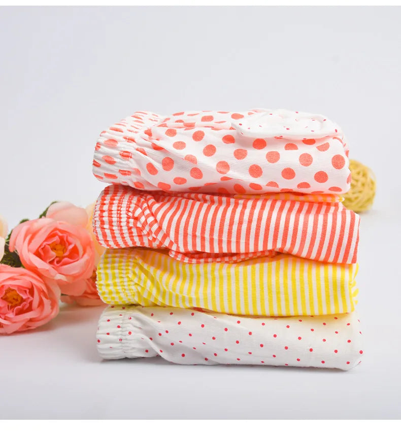 Children's Pure Cotton Panties 0-1-3 -5 Years Old Baby Shorts Cartoon Cute Princess Underwear 100%Cotton Infant Fashion Panties