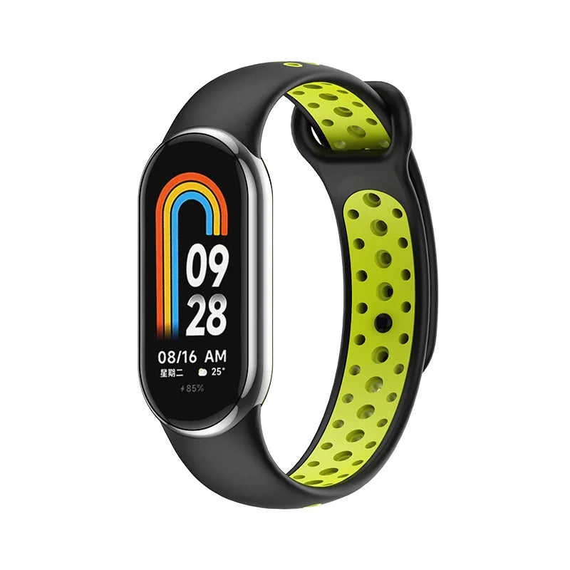 Sport Straps for Mi Band 10 9 8 NFC miband 10 Accessories smart watch wrist replacement belt correa for Xiaomi Mi band9 Bracelet