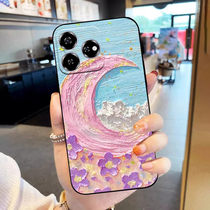 For ZTE Blade V60 Phone Case Axon60 Fashion Back Cover For ZTE Nubia V60 Soft Silicone TPU Case Axon 60 Z2356 Shockproof Capa