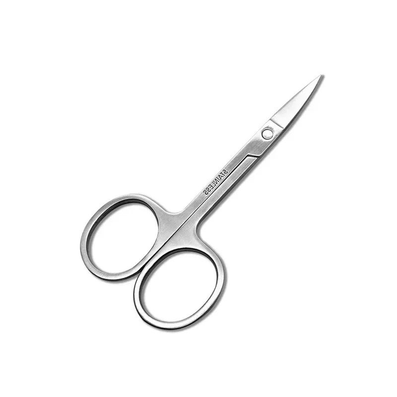Wholesale Stainless SteelTools Makeup  Small Nail Eyebrow Beauty ToolCut  Nose Hair Scissors  Manicure FaciaTrimming Tweezer