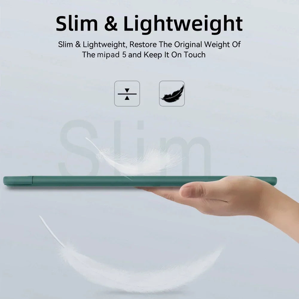 Tablet Cases for 2024 Xiaomi Mi Pad 7 6 5 MiPad 5 6 Pro 11in For 2024 6S Pro 12.4in Support Magnetic Charging Funda Tablet Cases