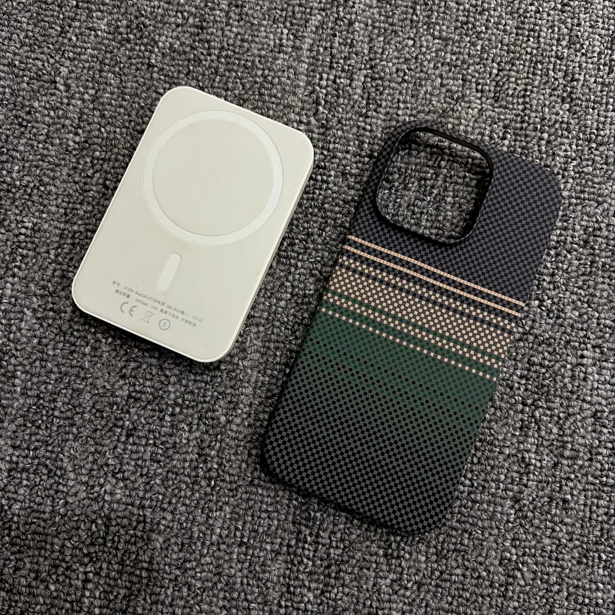 Frameless Carbon Fiber Starry Sky For Magsafe Magnetic Case For iPhone 17 Air 16 15 14 13 12 Pro Max Plus Wireless Charge Cover
