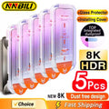 NNBILI 5Pcs Oleophobic Coating Dust Free Easy Installation Screen Protector For iPhone 15 14 11 13 12 16 17 Pro Max 17Air Glass