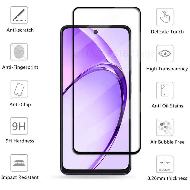 Full Cover Glass For OPPO A40 Tempered Glass OPPO A40 Screen Protector HD Protective Phone Camera Lens Film For OPPO A40