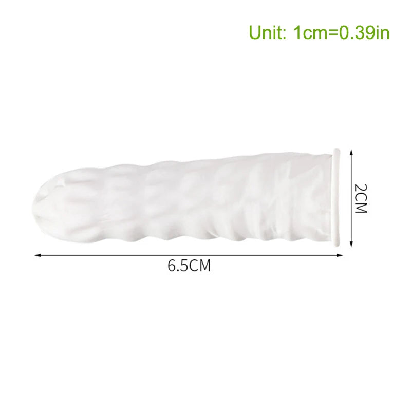 20/100/200Pcs/bag Disposable Latex Rubber Finger Cots Fingertips Protector Finger Covers Nail Practice Hand Protector Cots
