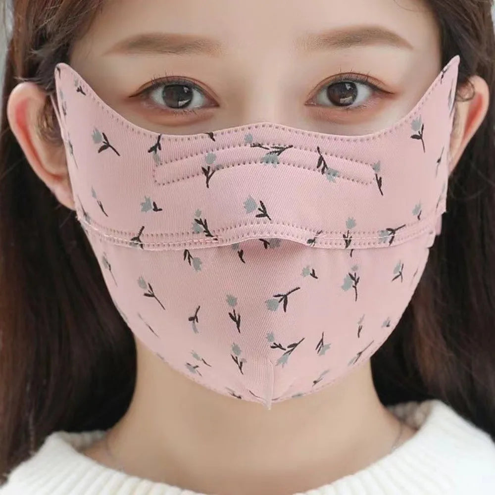Breathable Windproof Face Cover Scarf Winter Warm Mask Face Veil Outdoor Sports Riding Face Mask Neck Protection
