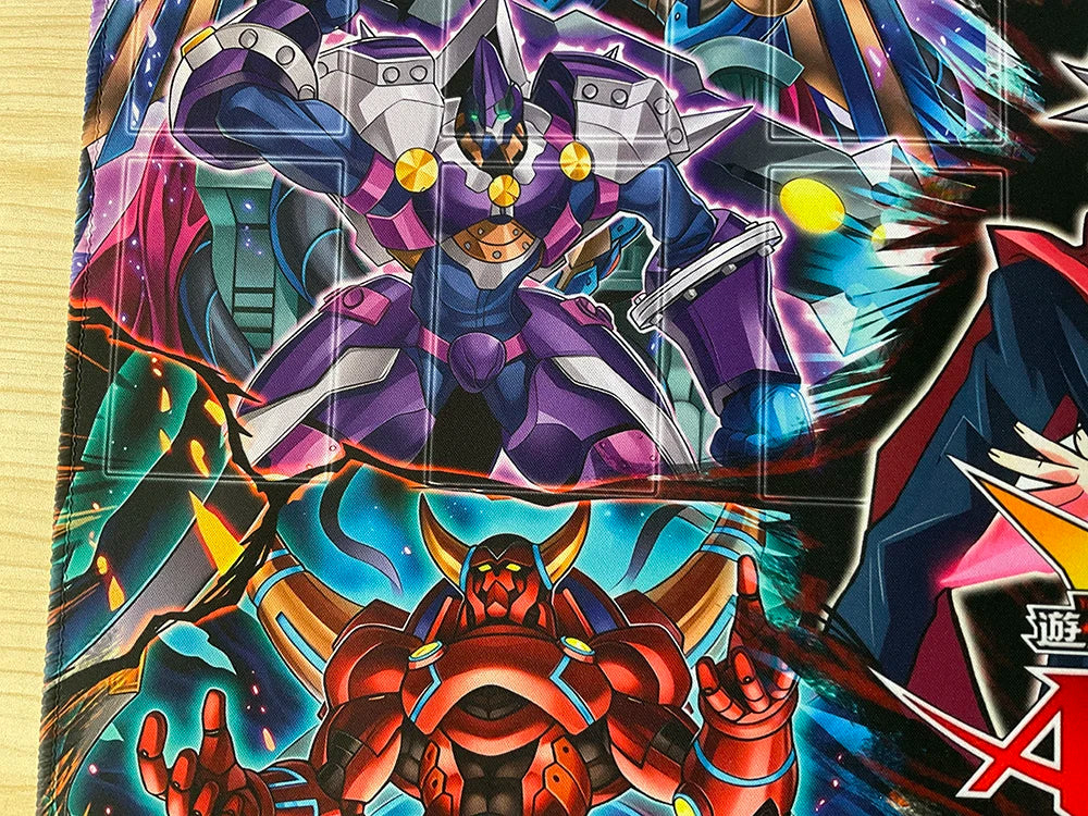 YuGiOh D/D/D Zero Doom Queen Machinex Playmat DIY AkabaReiji TCG CCG Deviser King Deus Machinex Trading Card Game Mat Mouse Pad