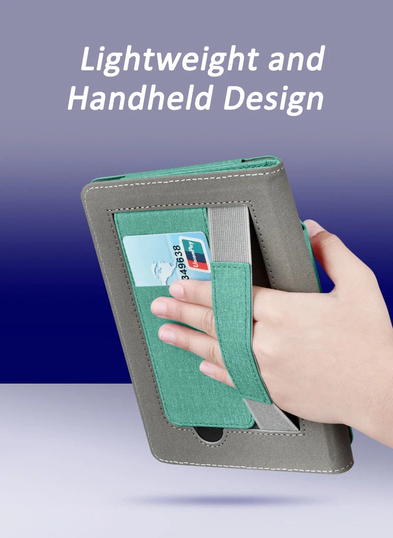 Leather Protective Case Cover for Kindle Paper White 5/6 M2L3EK/M2L4EK/SA568B 6.8"/7" Bracket Handheld Card Holder 11/12th