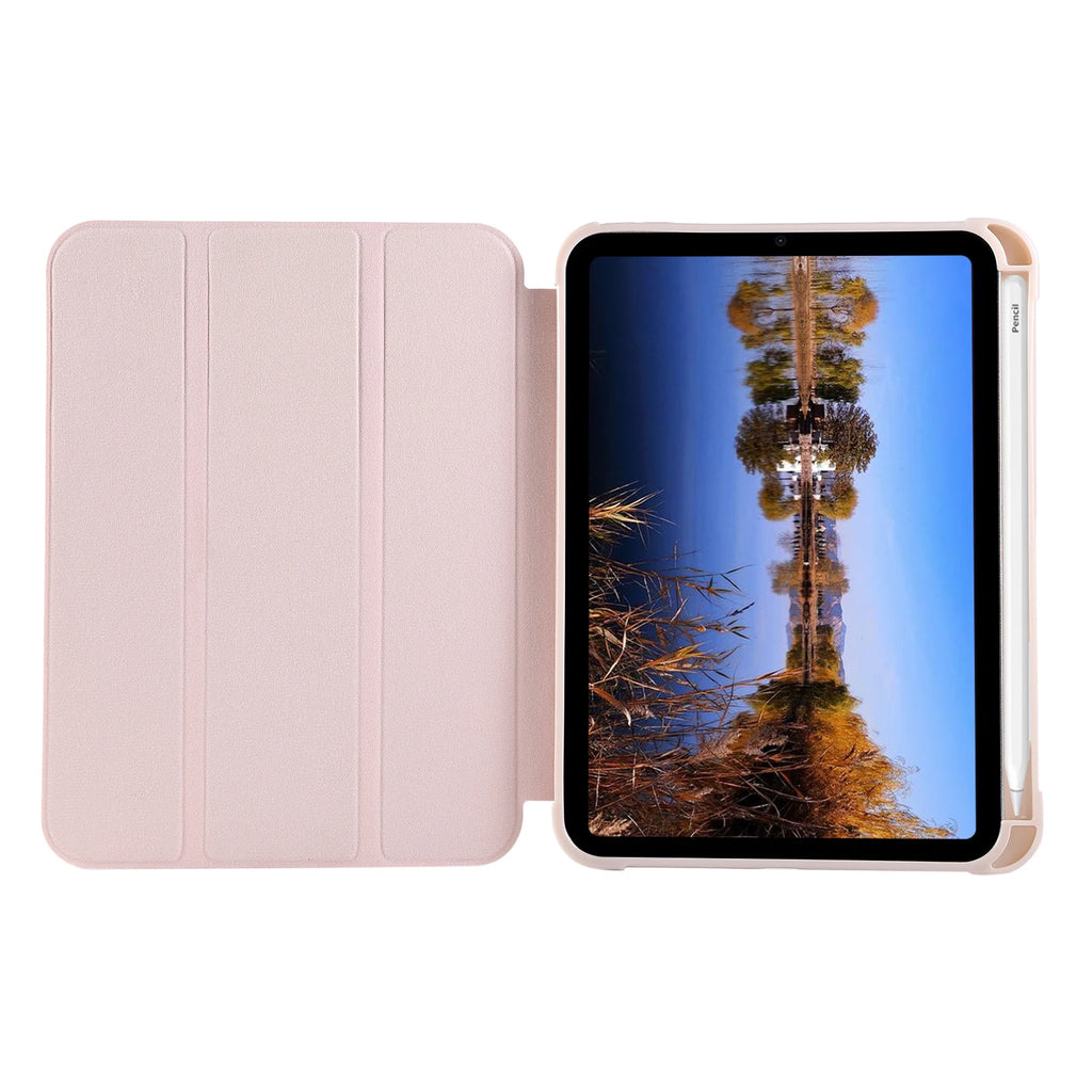 Smart Case for iPad Mini 7th(A17 Pro) 2024 / Mini 6th Generation 8.3" 2021, Protective Cover with Pencil Holder for iPad Mini 7