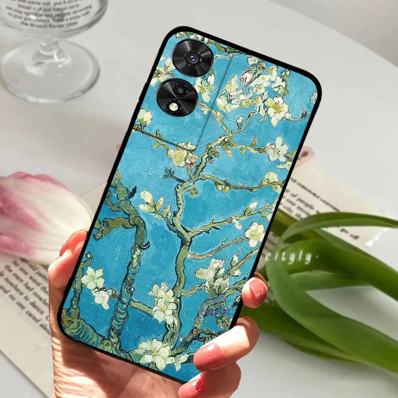 For TCL 505 Case TCL 50 SE / 50 5G Silicone Shockproof Soft Phone Cover for TCL 505 Case Funda Cute TPU Coque Protective Shell