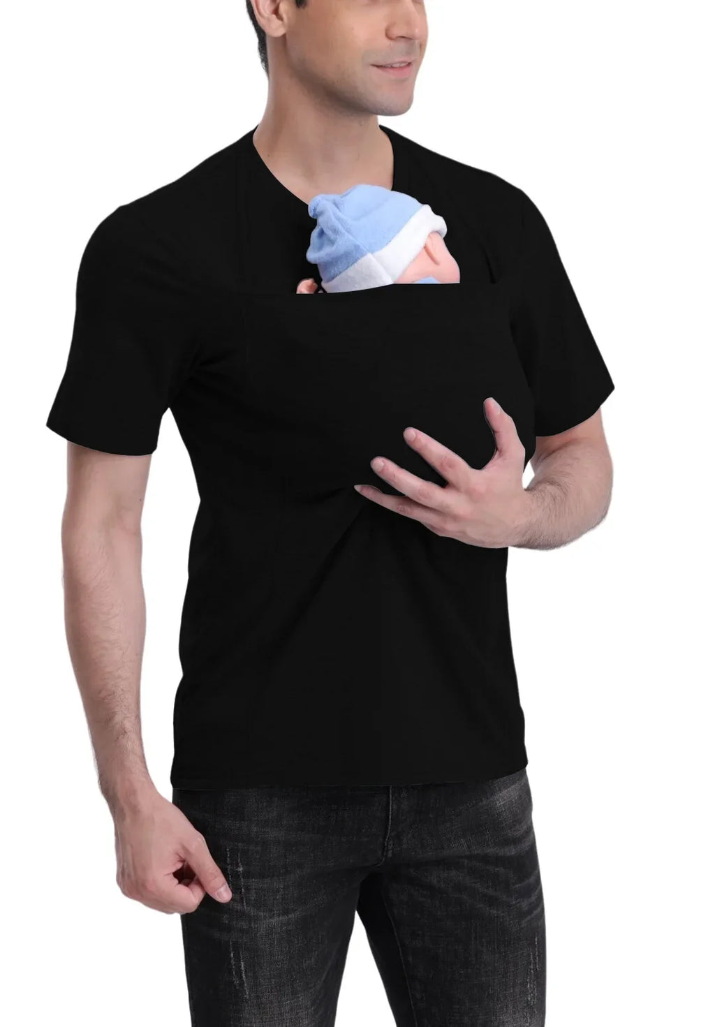 Summer Shirt Kangaroo Dad Mom Multifunctional Clothes Soothing Shirts T-Shirt Vest Parent-Child  tshirt