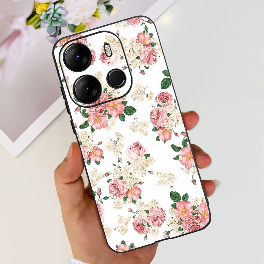 For Tecno Pop 7 Pro Pop7 Case Fashion Marble Soft Silicone Matte Coque For Tecno Spark Go 2023 Funda Pop7Pro BF6 BF7 BF7h Bumper