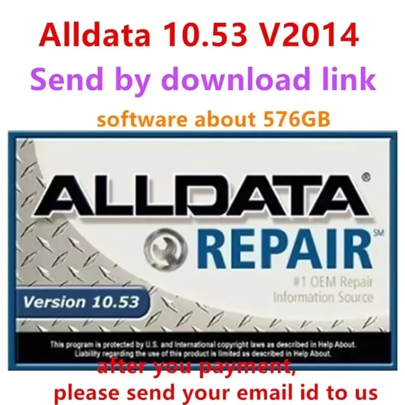 Alldata 10.53 2025 Automotive Diagnostic Software provides all data technical support for cars and trucks with wiring diagrams