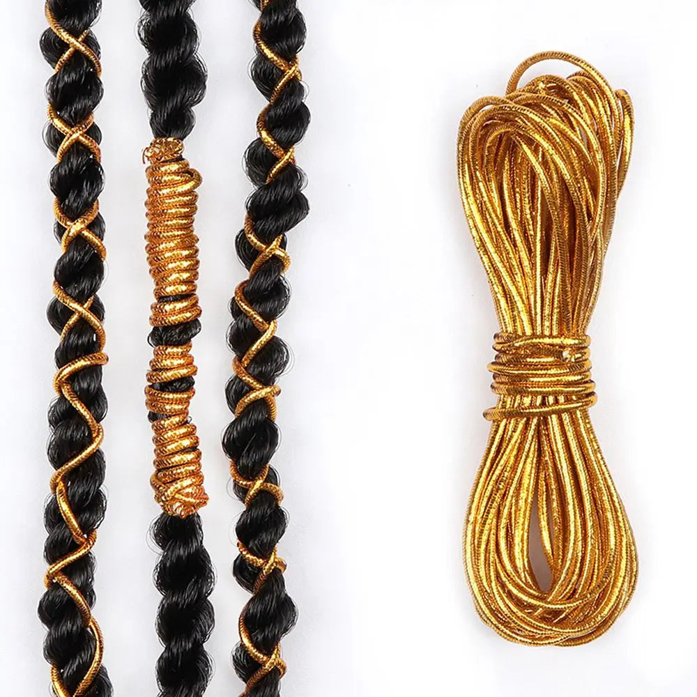 Thread Braided Hair Styling Tool African Braids Women Hip-hop Hair Tie Braiding Rope Band Hair Braiding String Hair Wrap String