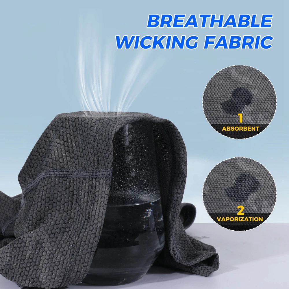 Camo Quick-drying Balaclava Sport Full Face Mask Cool Breathable Tactical Beanies Hood Cap Windproof Ski Neck Cover Helmet Liner
