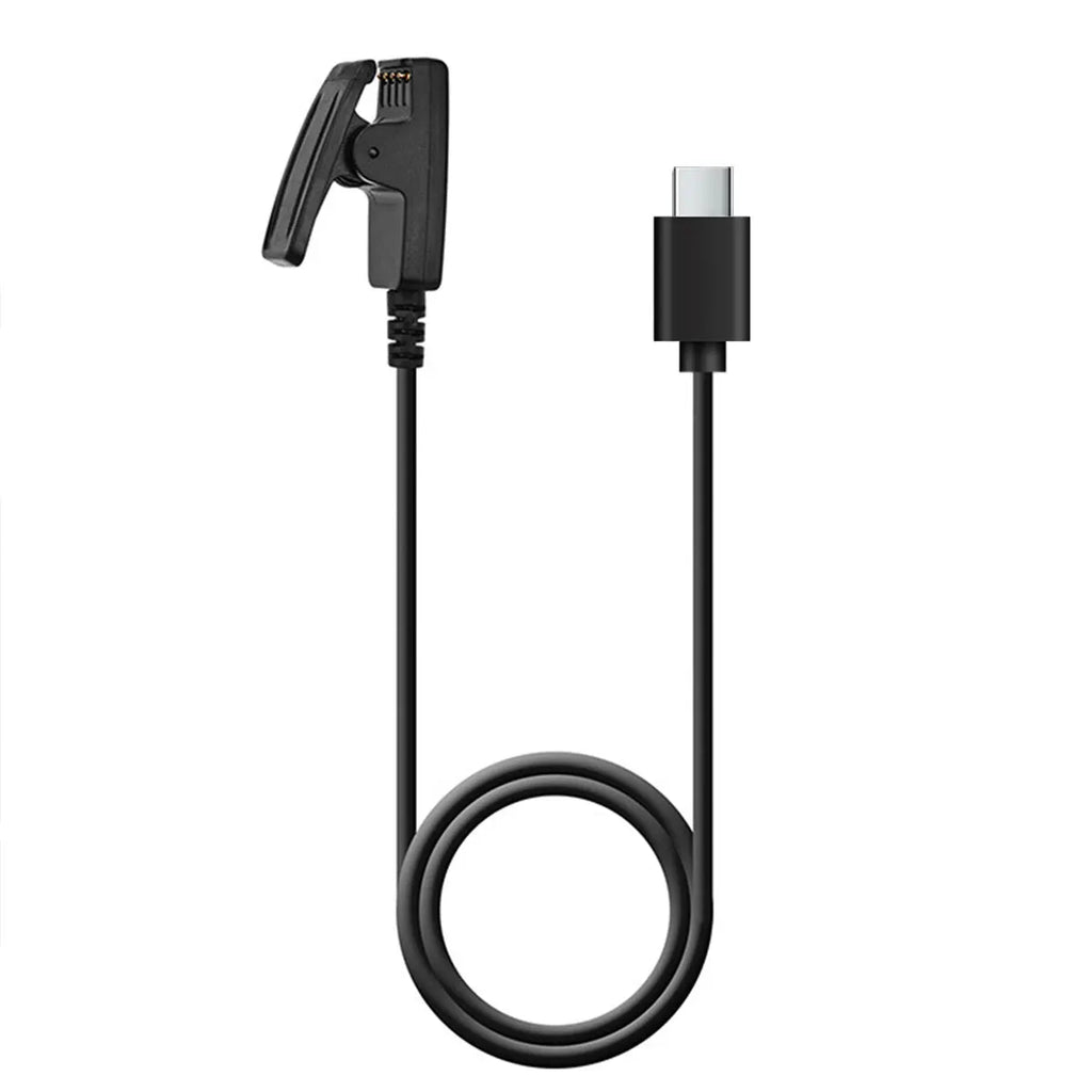 Universal Charging Cable Clip for Garmin 4-Pin Smart Watch Vivomove Trend Lily 2 Forerunner Approach ForeAthlete 735XT Series