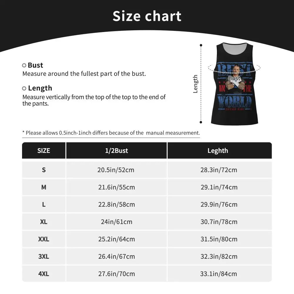Graphic Wrestling CM Punk Best In The World Workout Tank Tops Sleeveless Shirt Bodybuilding Fitness Gym Compression Vest
