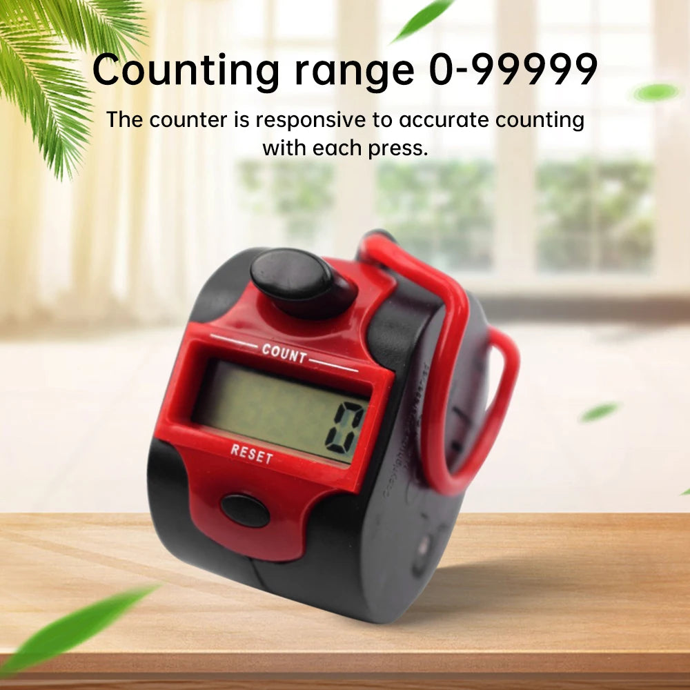 Digital Counter With 5-Digit LCD Display For Accurate Counting In Sport Events And Public Places Handheld Manual Tally Counter