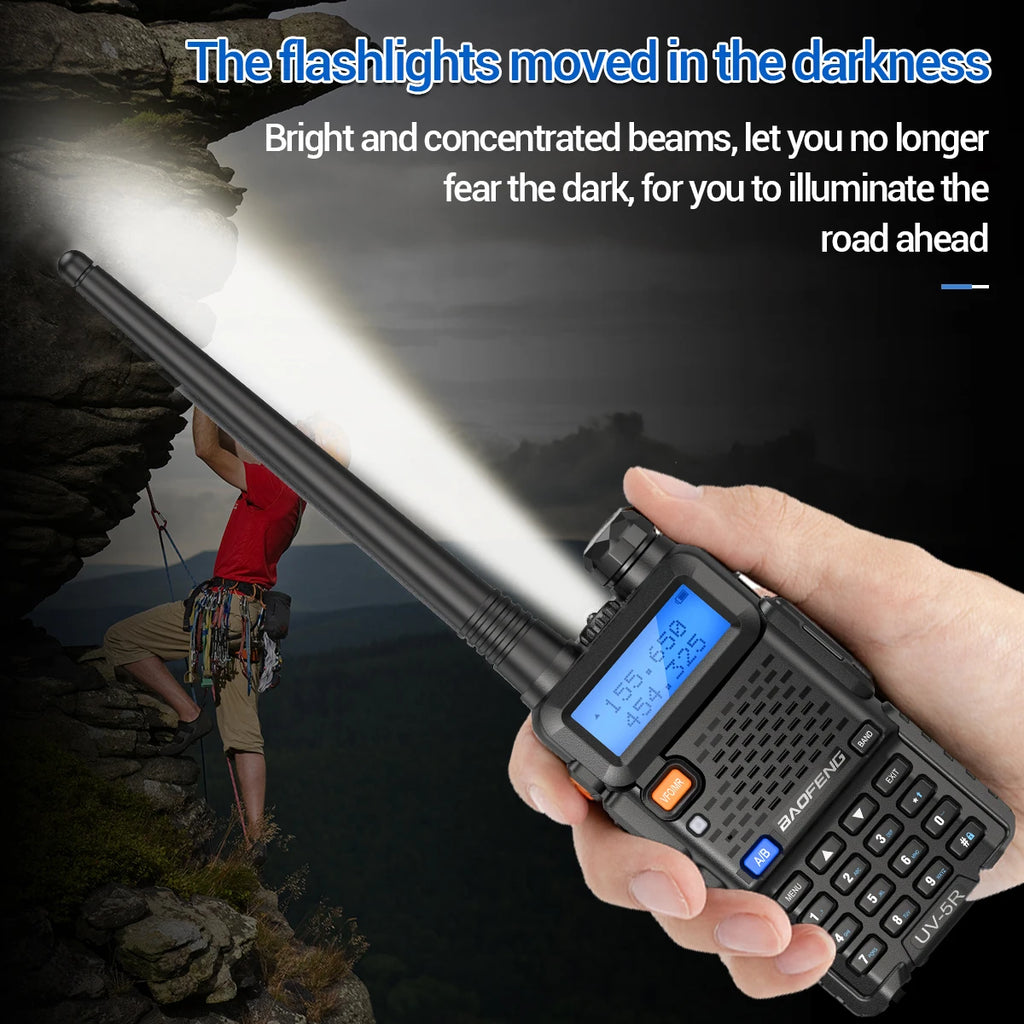 2PCS Baofeng UV 5R 5W 8W Walkie Talkie Portable Ham CB Radio Dual Band VHF UHF FM Transceiver Two Way Radio UV82 S9 K5 Plus