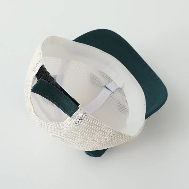 Summer Mesh Baby Baseball Cap With Detachable Sunglasses Cartoon Ear Infant Boys Girls Sun Hat Kids Duck Tongue Hats