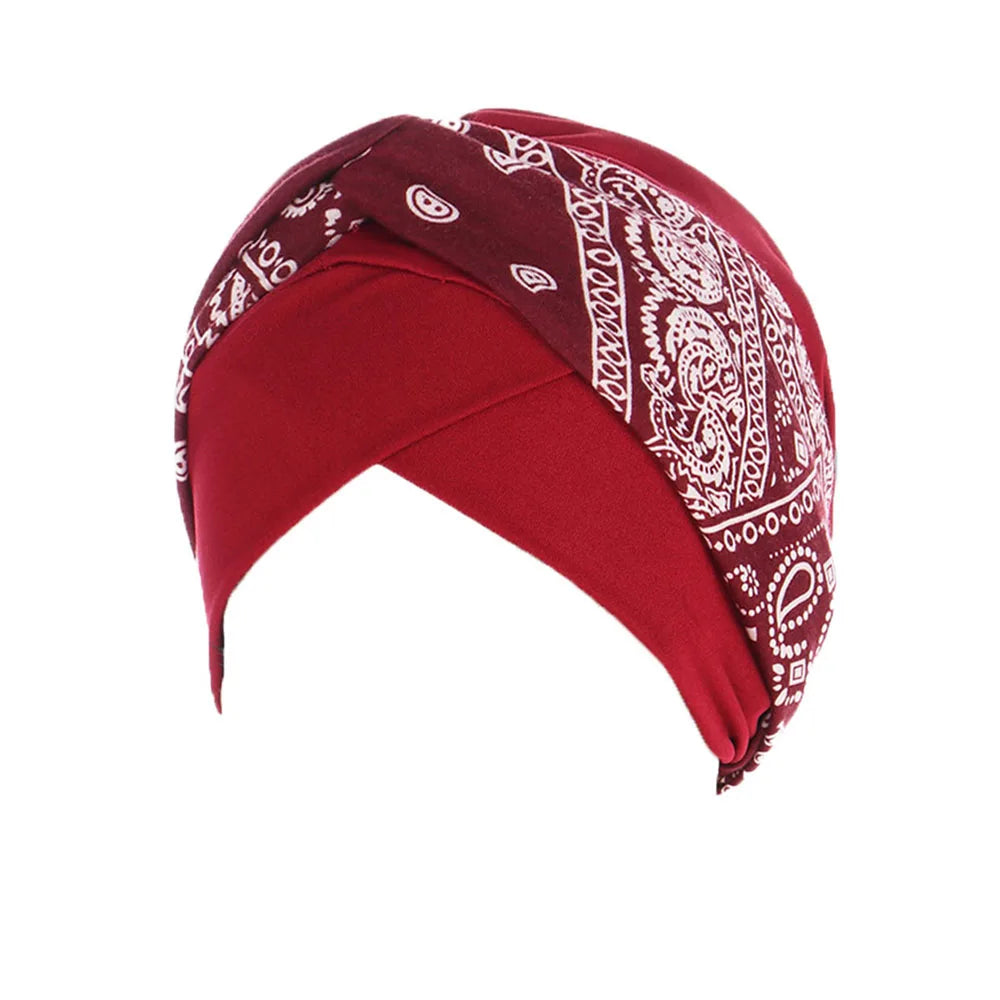 New Women Velvet Turban Hat Muslim Twist Solid Color Hijab Chemo Cap Head Wrap Headscarf Beanies Bonnet Headscarf Turbante Mujer