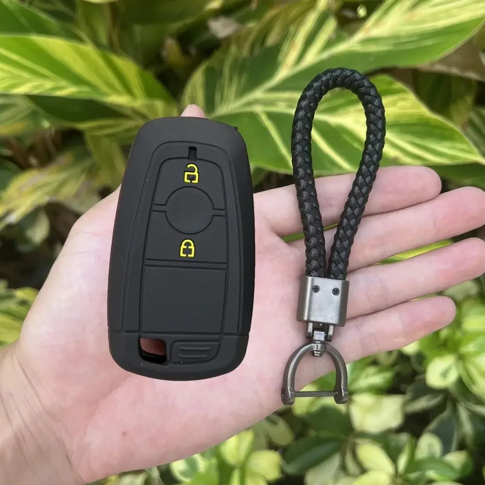 Silicone Car Key Cover Case for Ford Raptor  Ecosport Ranger F150 F250 F350 Button Remote Key