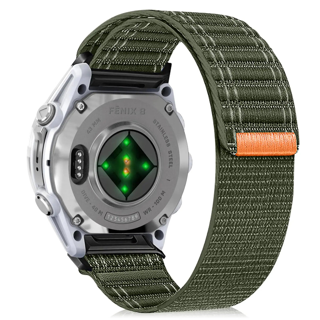 QuickFit 20 22mm 26mm Woven Nylon Band For Garmin Fenix E 8 47mm 51mm 7 7X 6 6X 5 5X Plus/Enduro 3/Epix Pro Gen 2 Strap Bracelet