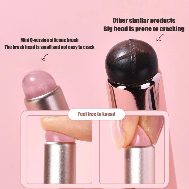 Mini Nail Art Tool Nail Brush Stain Gradient Blush Nail Rubber Mirror Powder Jelly Freeze Pen Nail Art Tool