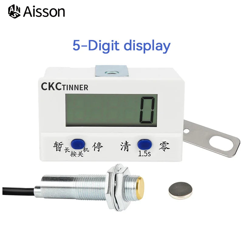 Electronic Digital Display Counter Proximity Magnetic Sensor Switch Punch Automatic Induction Without Battery