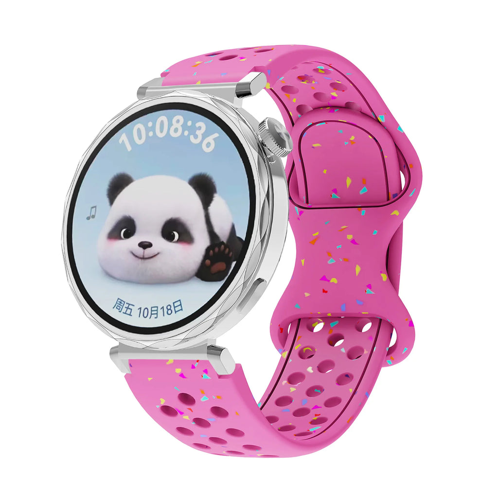 18mm Women Wristband for Huawei Watch GT6 41mm GT5 Pro 46mm Sport Silicone Breathe Strap Bracelet for Huawei Watch GT4 41mm Band