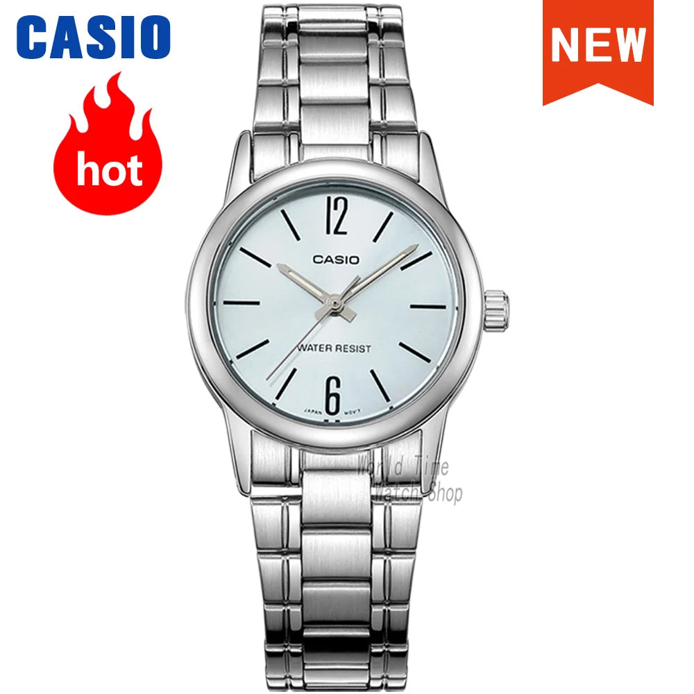Casio women watche top brand luxury Waterproof Quartz watch ladies Gifts  reloj mujer relogio LTP-V005D-2B