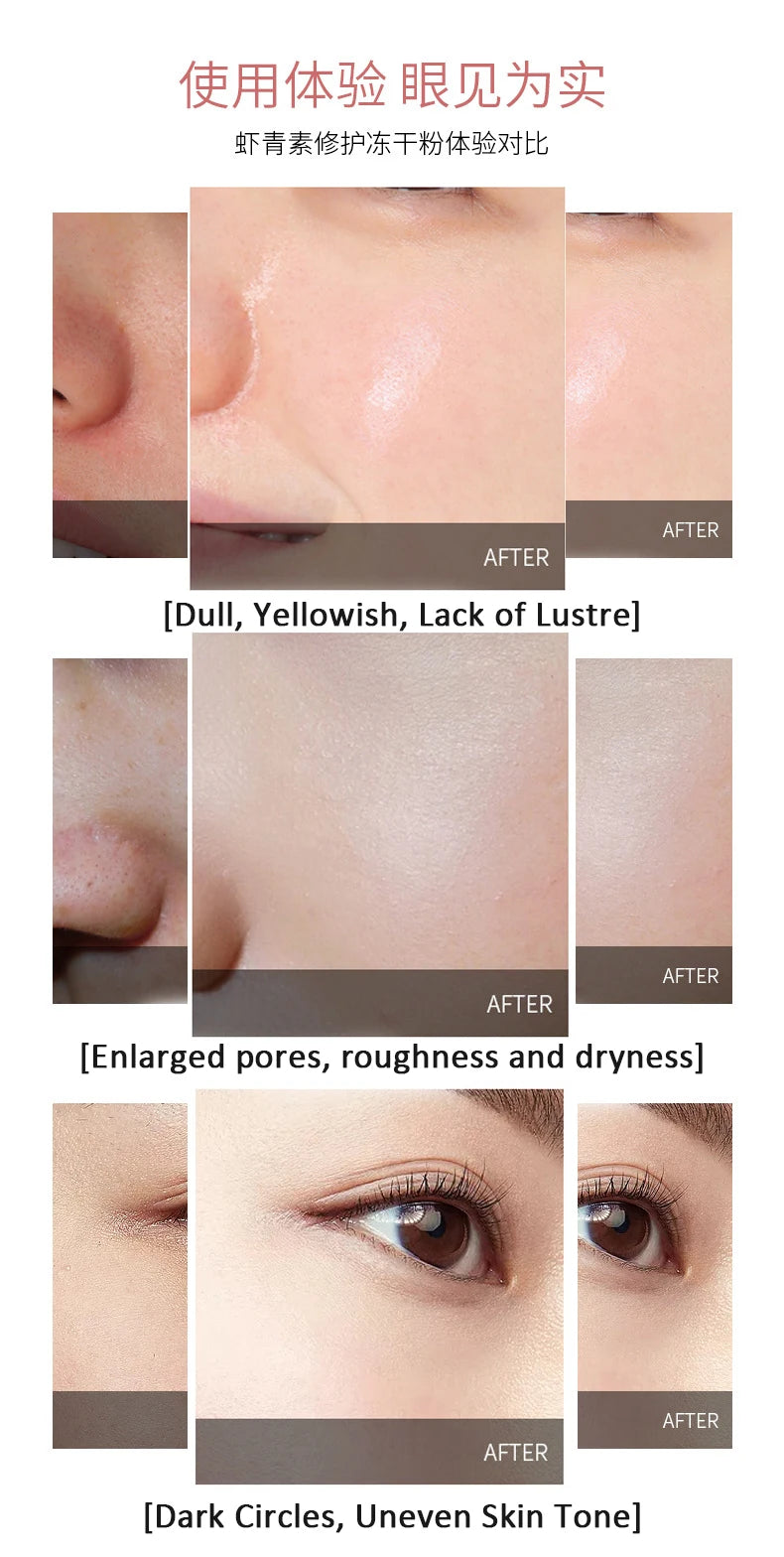 Astaxanthin Peptide Freeze-dried Powder Kit Face Firming Antioxidant Niacinamide Whitening Moisturising Rejuvenation Skincare