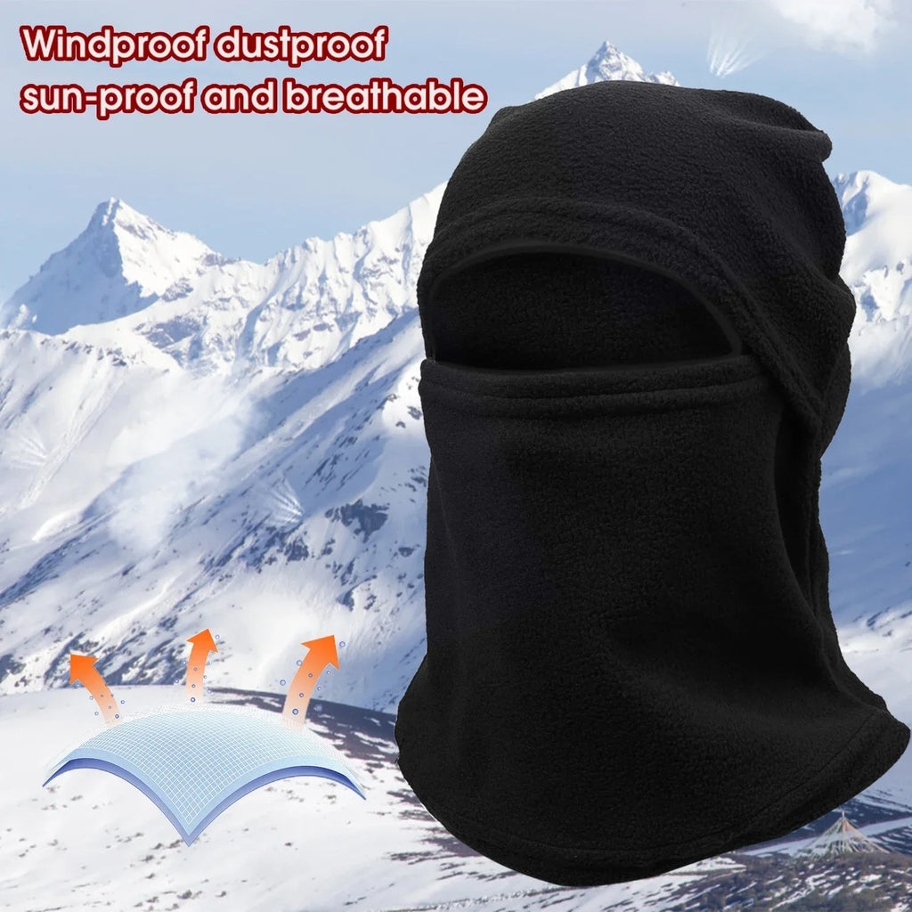 Winter Warm Balaclava Cap Outdoor Keep Warm Windproof Full Face Mask Bicycle Motorcycle Helmet Inner Cap Men Women Cycling Mask