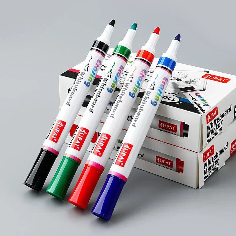 4Pcs/Set Erasable Magnetic Whiteboard Marker Pen Blackboard Marker Chalk Glass Ceramics Office School Art Marker Stationery