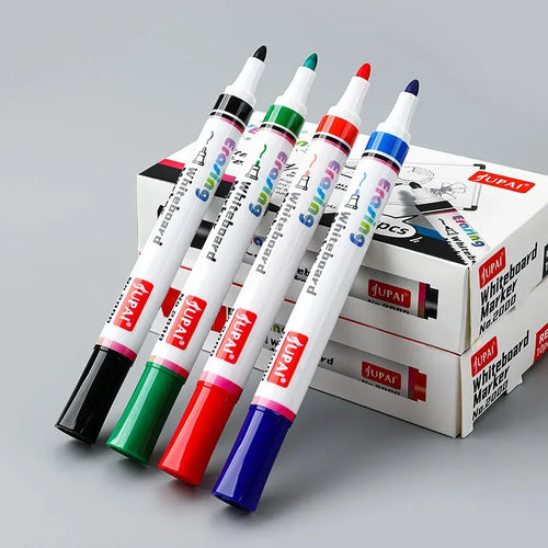 4Pcs/Set Erasable Magnetic Whiteboard Marker Pen Blackboard Marker Chalk Glass Ceramics Office School Art Marker Stationery