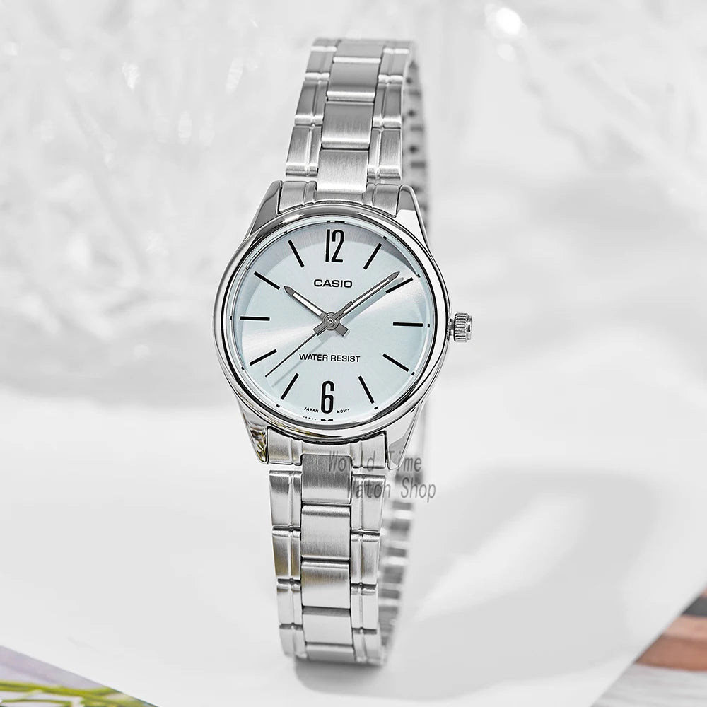 Casio women watche top brand luxury Waterproof Quartz watch ladies Gifts  reloj mujer relogio LTP-V005D-2B