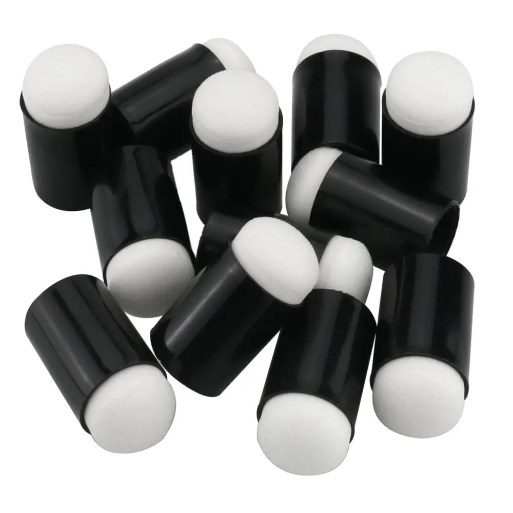 10Pcs Sponge Finger Cots for Coloring The Face and Painting Tools Children's DIY Handcrafted Painting Pressing Finger Cots