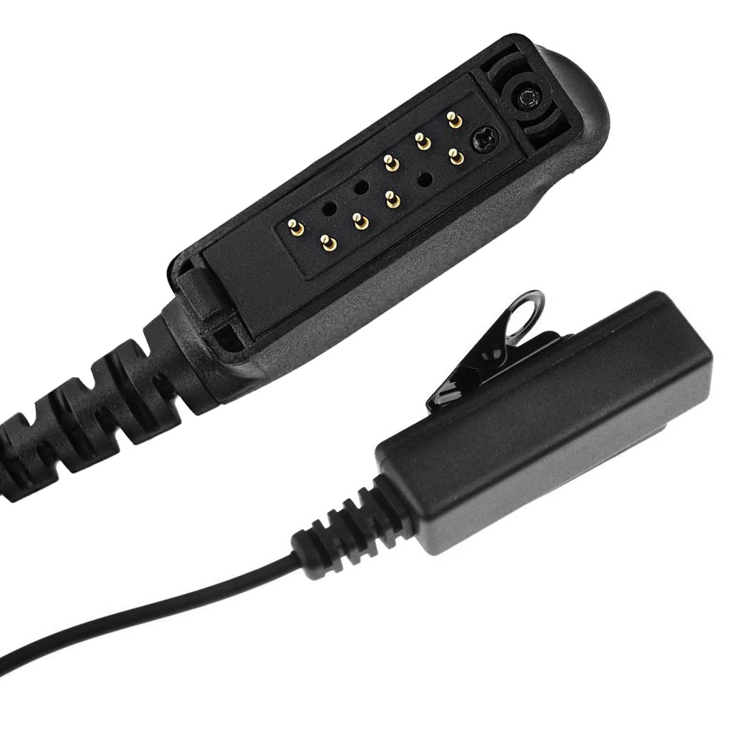Covert Acoustic Air Tube Earpiece Headset Mic For Sepura STP8000 STP8035 STP8038 STP8040 STP8080 STP9000 STP9035 STP9038
