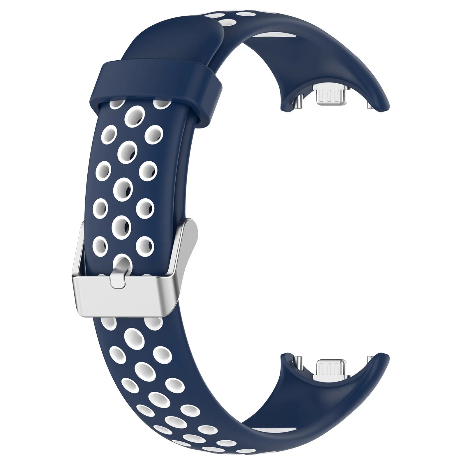 Silicone Watch Strap For Xiaomi Band 9 8 Two-Color Breathable Smart Watchband Replacement Bracelet for Xiaomi Mi Band 8 9 Strap