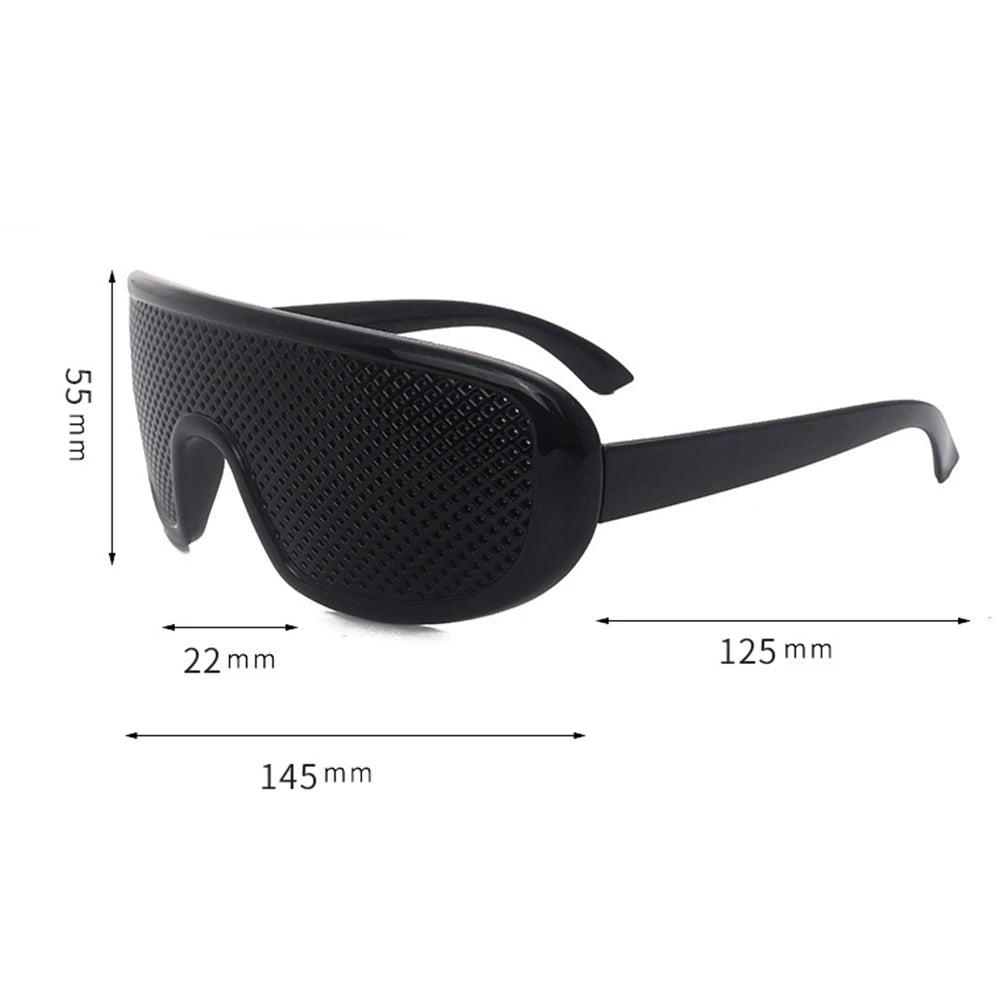 Porous Glasses Improving Small Hole Glasses Pinhole Eyewear Portable Pinhole Sunglasses For Outdoor Use Students Computer Users