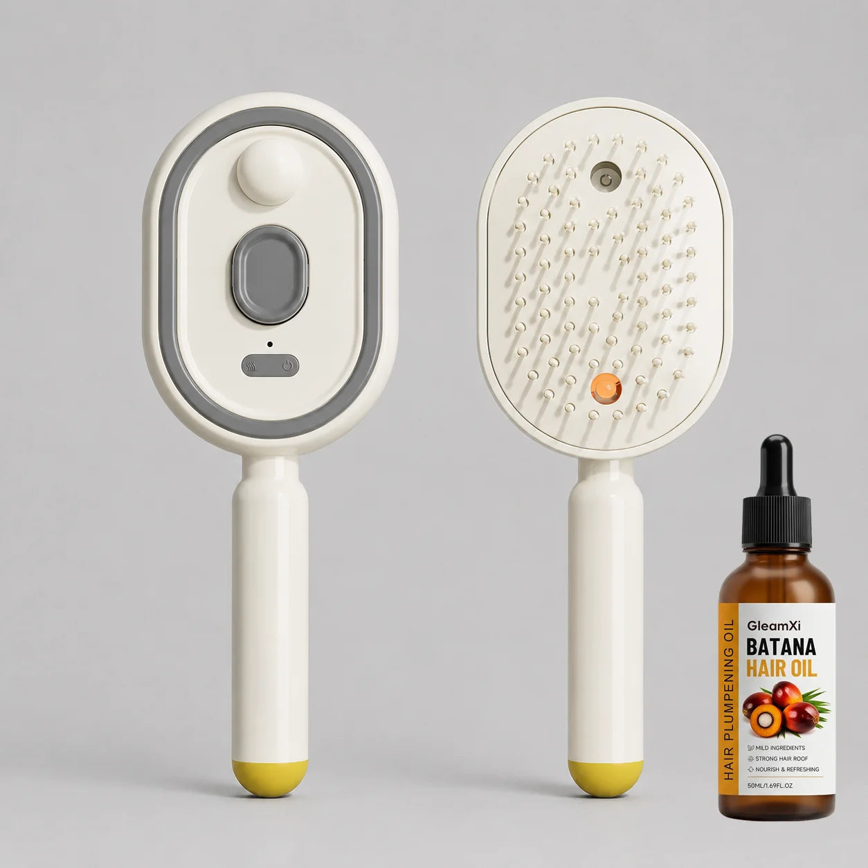 Electric Spray & Massage Hair Brush, Electric Steaming Massage Hair Care Brush, for Hair for Reduce Frizz, Nourishes Hairs