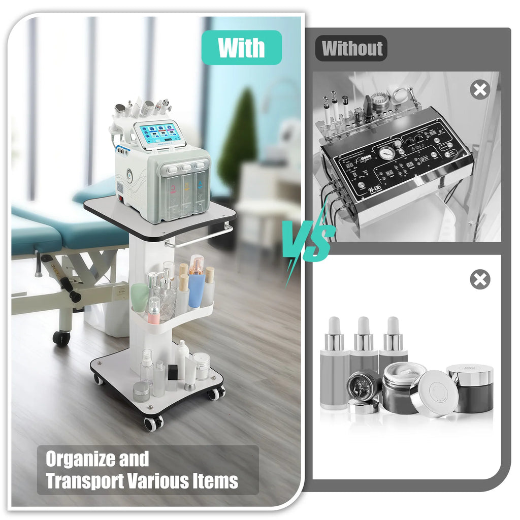 Salon Trolley Stand Beauty Instrument Beauty Auxiliary Trolley Organizer Cart With Wheel Spa Cart Equipment